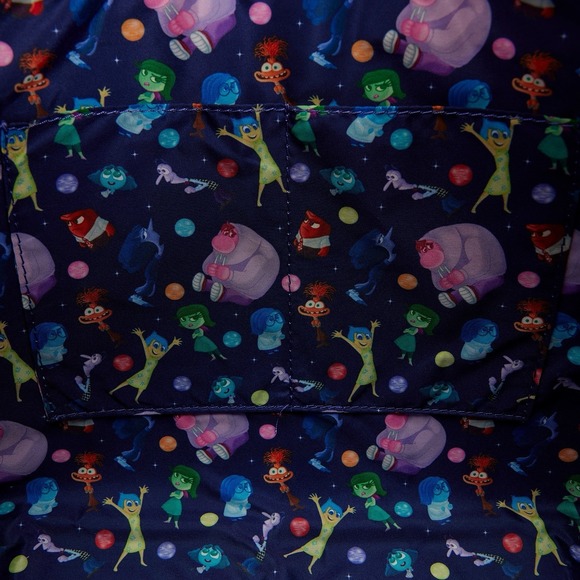 NWT Loungefly Disney Pixar Inside Out 2 Anxiety Tote Bag Coin Backpack Riley - Picture 5 of 5